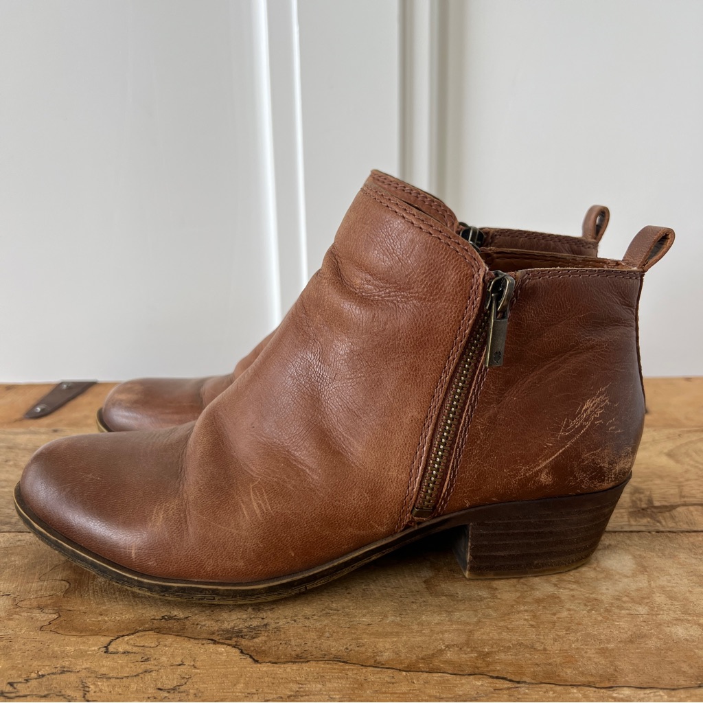 Lucky Brand Brown Booties